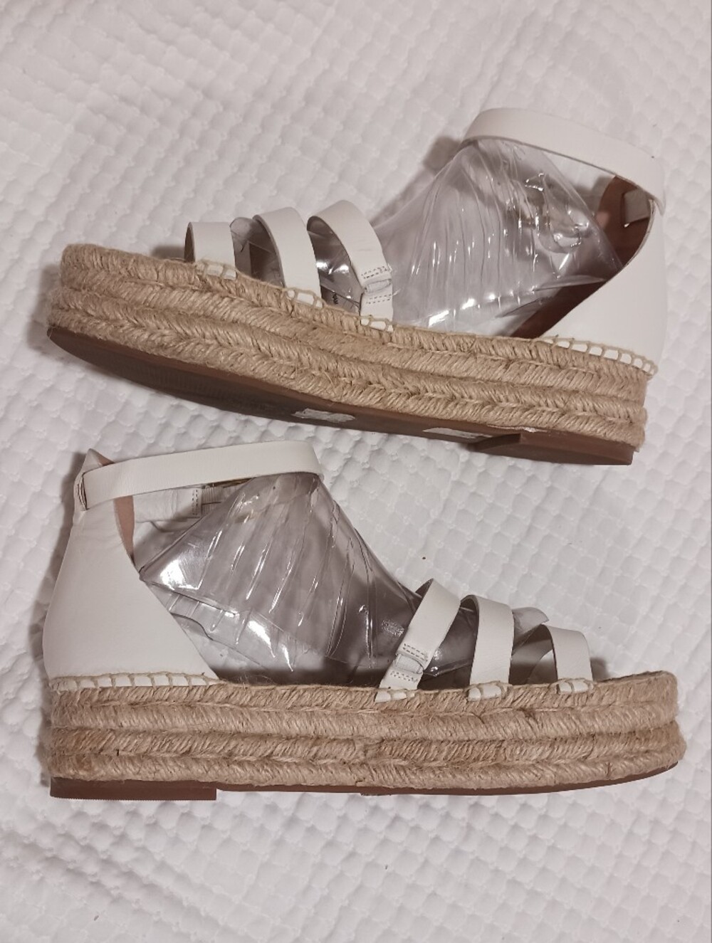 J. Crew Grace Leather Gladiator Espadrille Sandal 9/9.5 - Picture 3 of 13